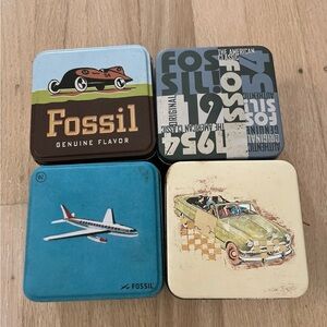 Fossil Retro Tin Box Collection - Tin only